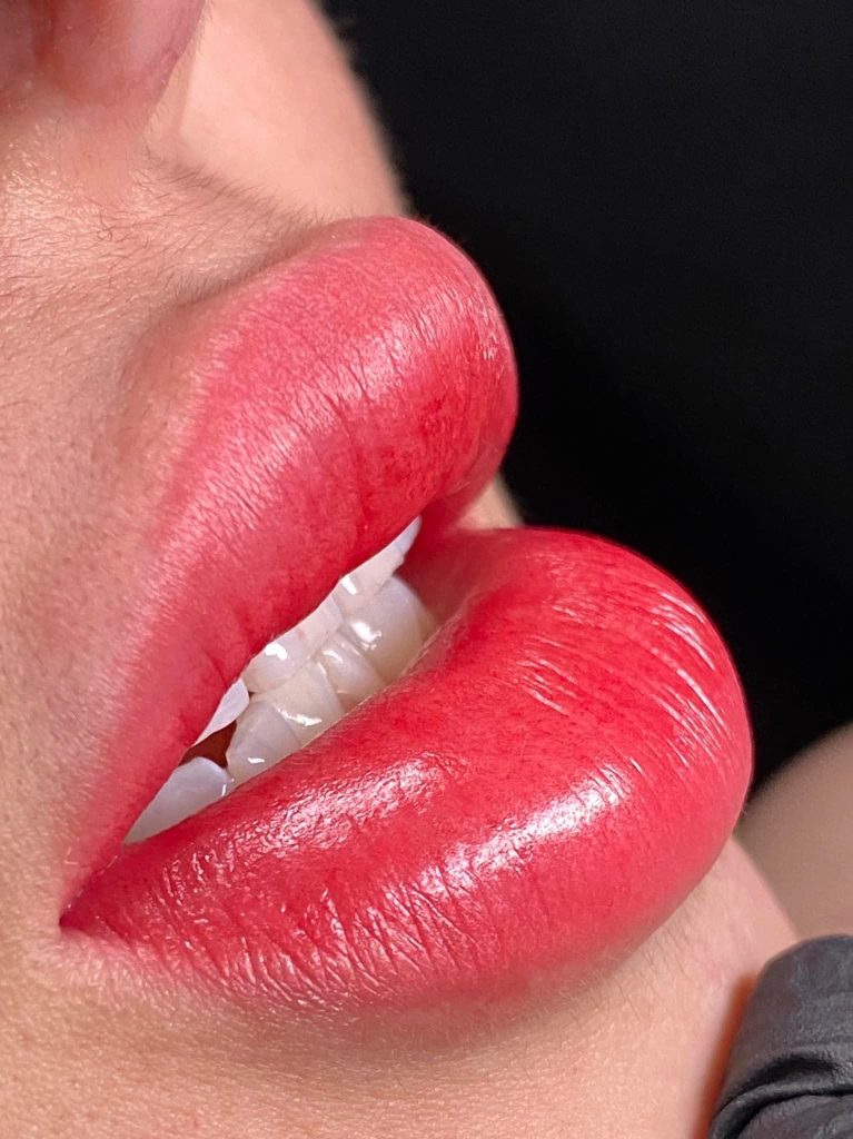 Lip neutralisation tattoo result – Cosmetic Tattooing Melbourne, St Kilda