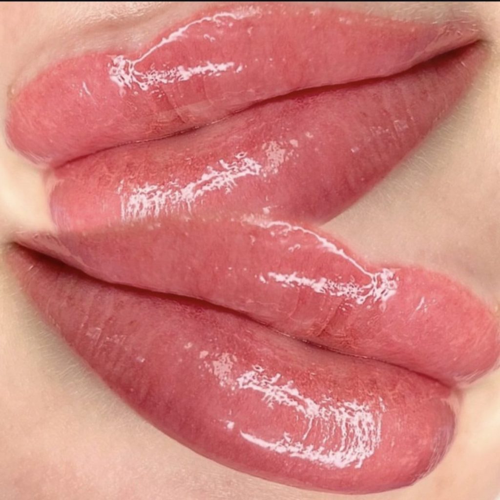 Lip blush tattoo result 6 – Cosmetic Tattooing Melbourne, St Kilda