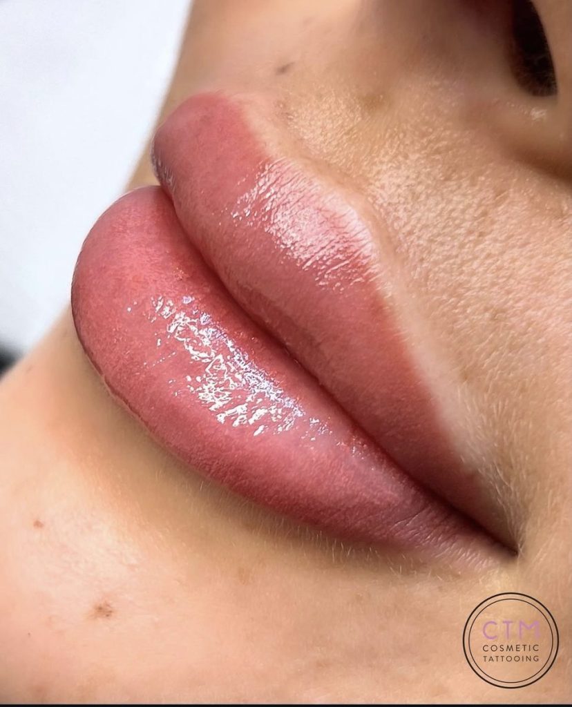 Lip blush tattoo result 10 – Cosmetic Tattooing Melbourne, St Kilda