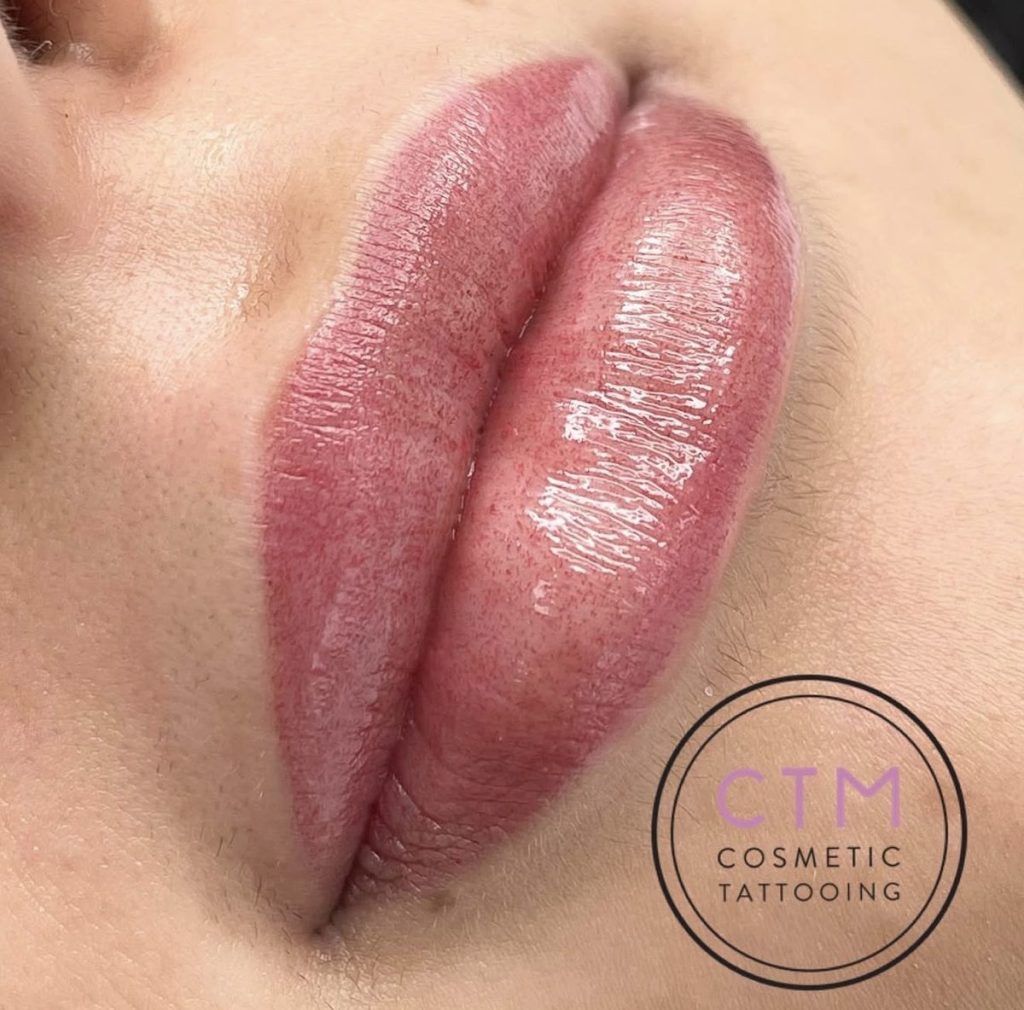 Lip blush tattoo result 17 – Cosmetic Tattooing Melbourne, St Kilda