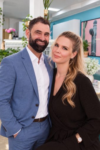 Shelley and Nik, owners of Cosmetic Tattooing Melbourne, in their St Kilda salon